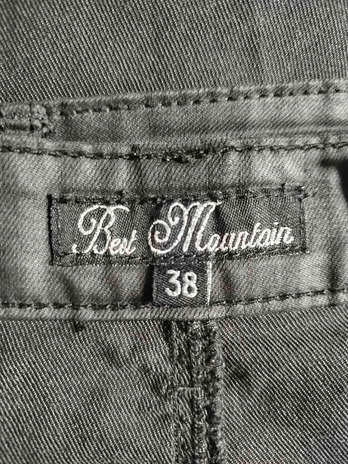 💜Korte zwarte denimrok in zwart denimstijl Best Mountain Dames Maat M / 38 – photo 2
